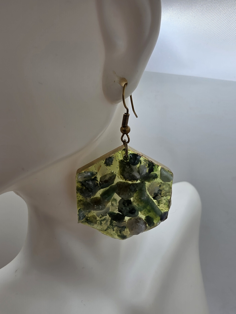 Moss Agate Earrings